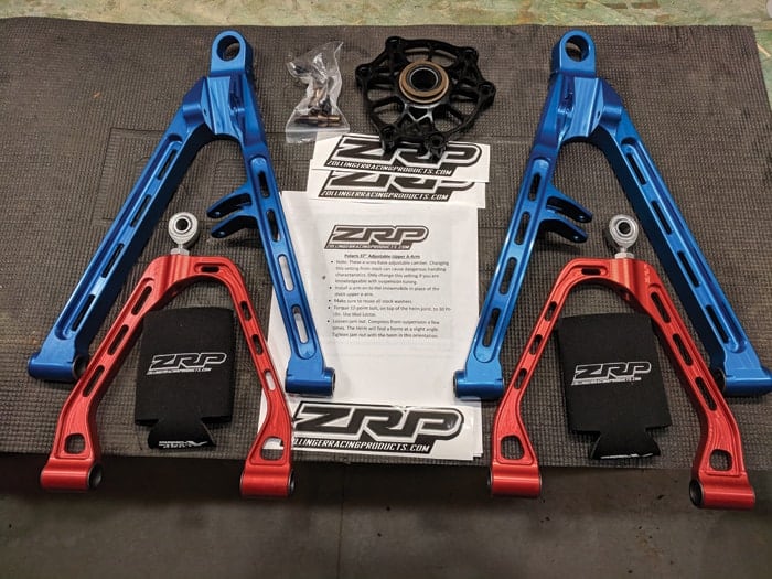 Polaris PRO-RMK 850 163" Project Sled ZRP Billet A-Arms