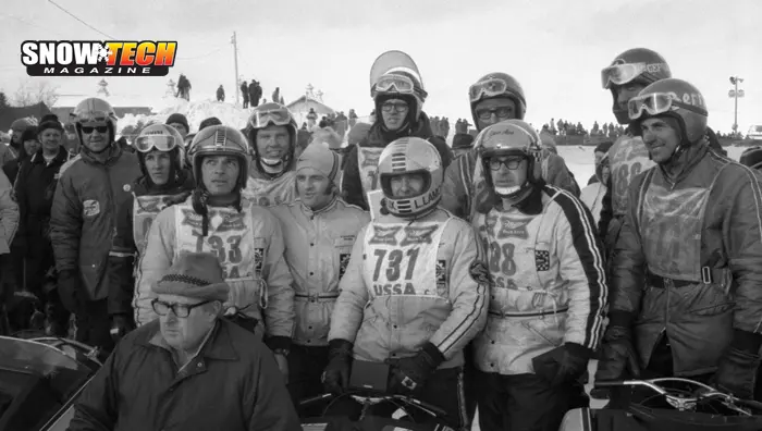 Racers in the 1971 World Championship Race in Eagle River, WI