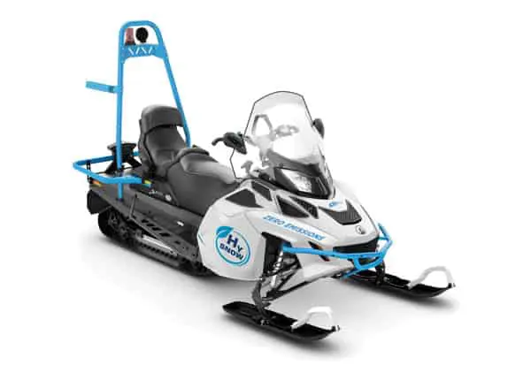 zero carbon hydrogen powered snowmobiles
