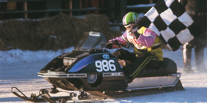 1972 Arctic Cat EXT & Polaris ATX – Racing and Winning
