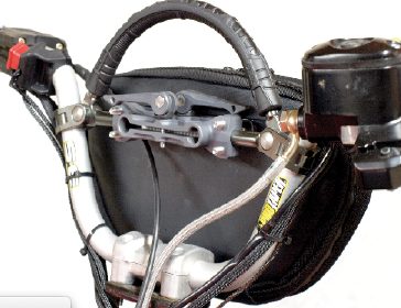 Quick Lock Handlebar Storage System